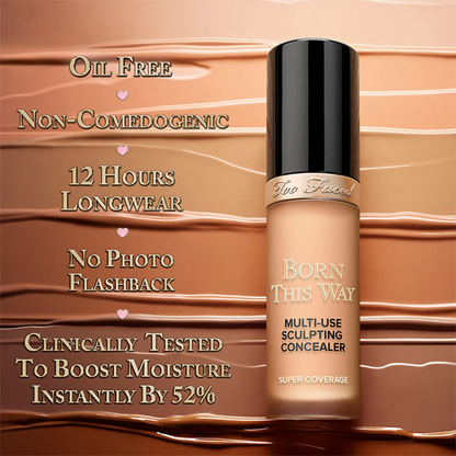Too Faced Born This Way Super Coverage Multi Use Sculpting Concealer - Sand