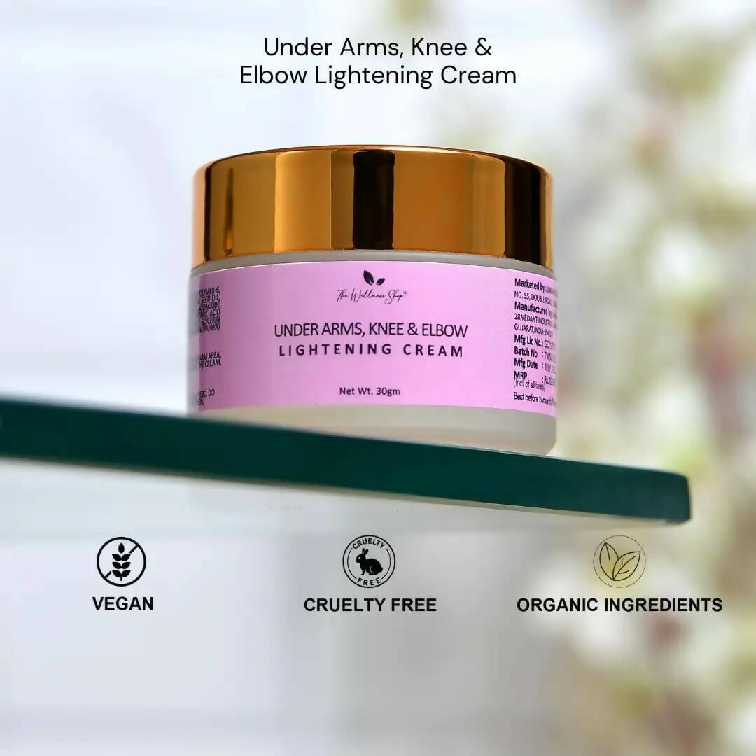 The Wellness Shop Under Arms, Knee and Elbow Lightening Cream - Drmedicart