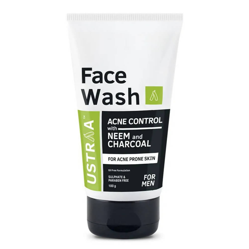 Buy Ustraa Acne Control With Neem Charcoal Face Wash For Men from DrMediCart, Ship from India to USA