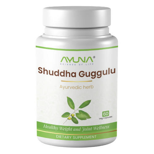 Buy Ayuna Shudha Guggulu Veg Capsules from DrMediCart, Ship from India to USA