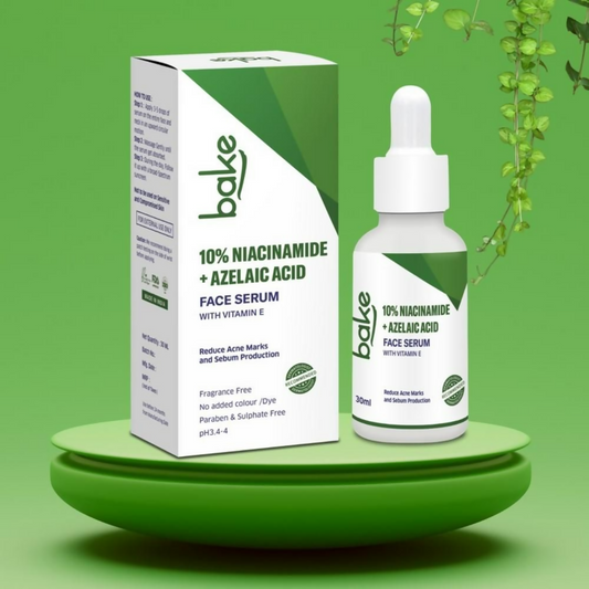 Buy Bake 10% Niacinamide & Azelaic Acid Face Serum With Vitamin E from DrMediCart, Ship from India to USA