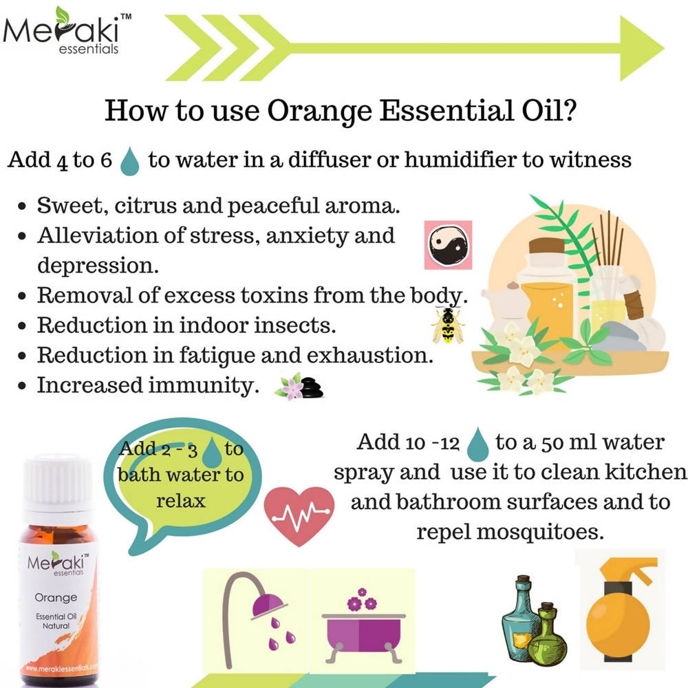 Meraki Essentials Orange Essential Oil