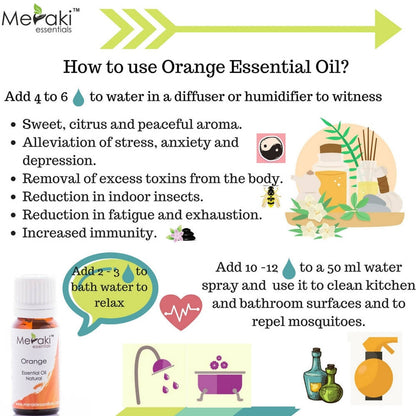 Meraki Essentials Orange Essential Oil