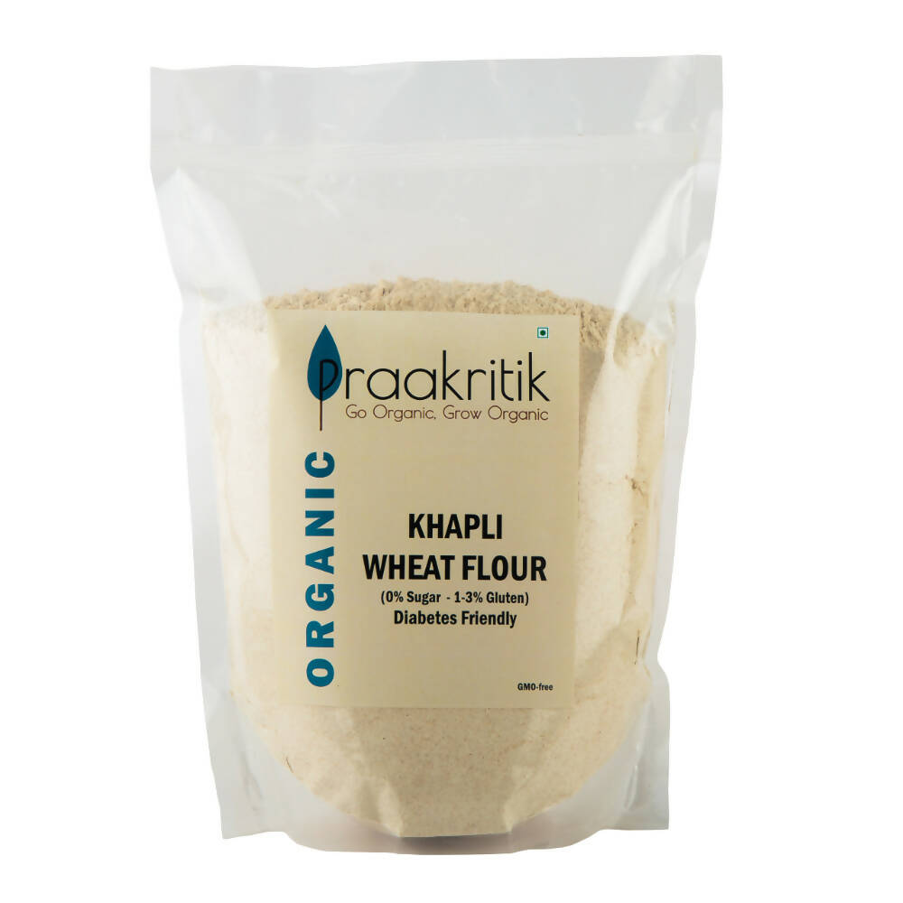 Buy Praakritik Organic Khapli Wheat Atta from DrMediCart, Ship from India to USA