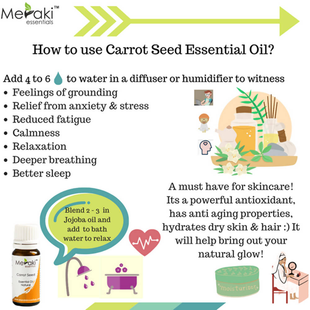 Meraki Essentials Carrot Seed Essential Oil