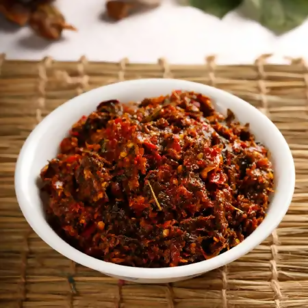 Gummadi Foods Gongura With Pandu Mirchi Pickle