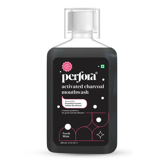 Perfora Activated Charcoal Mouthwash - Fresh Mint