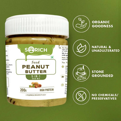 Sorich Organics Seed Peanut Crunchy Butter