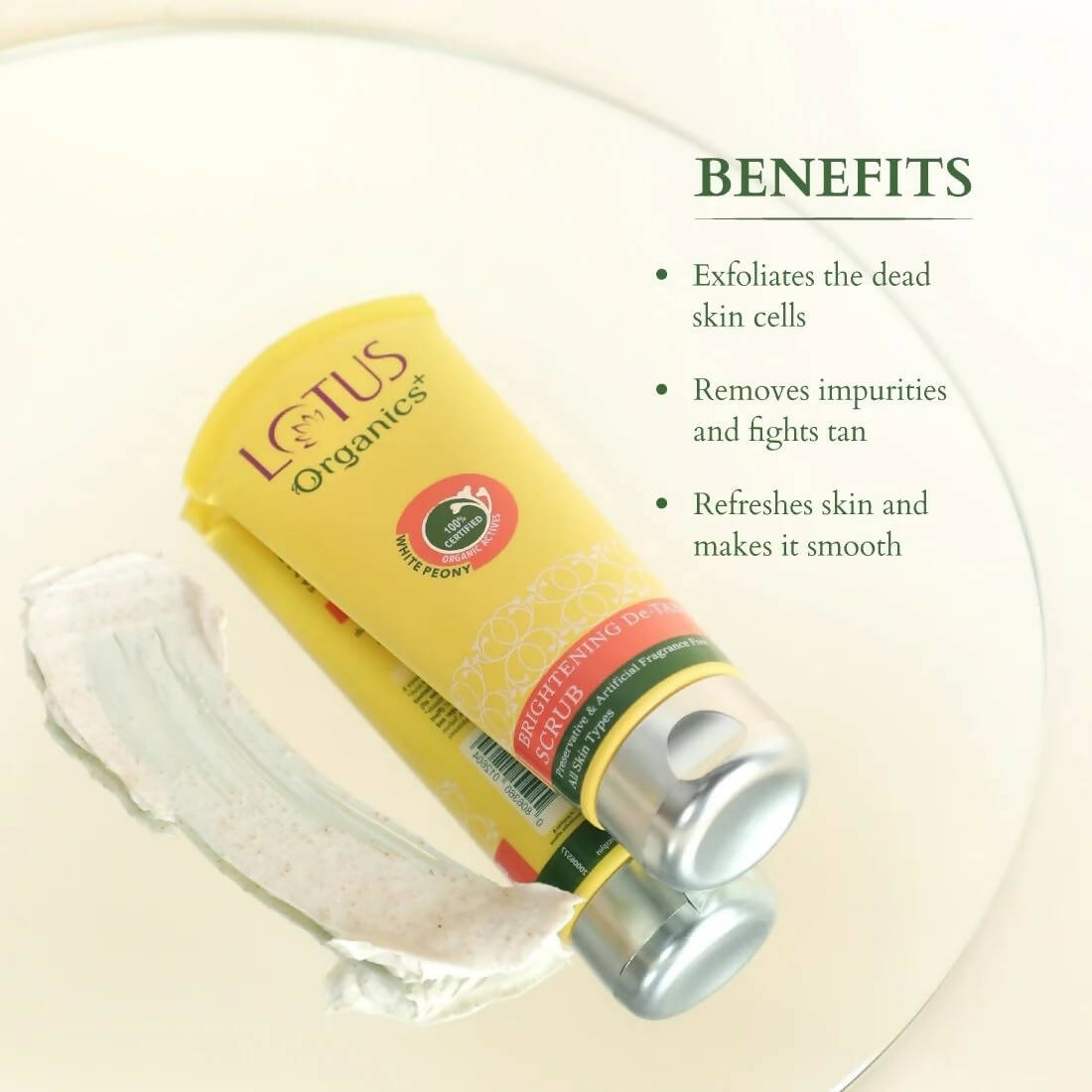 Lotus Organics+ Brightening De-Tan Scrub