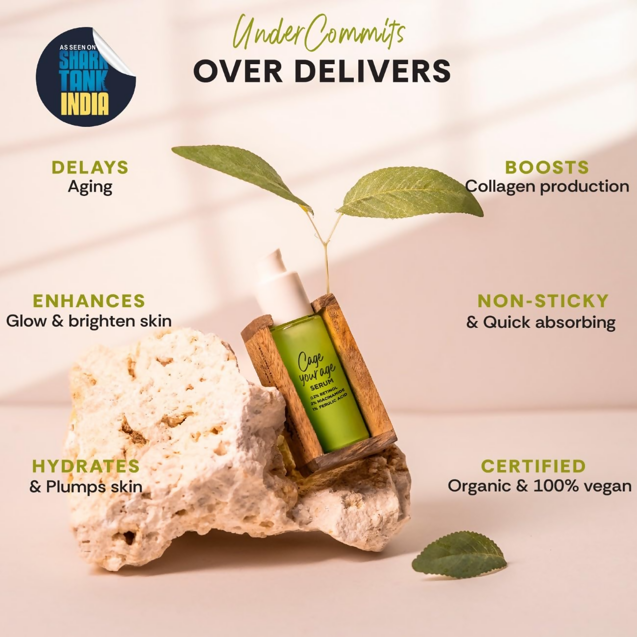 Mintree Certified Organic & Vegan Cage Your Age Serum