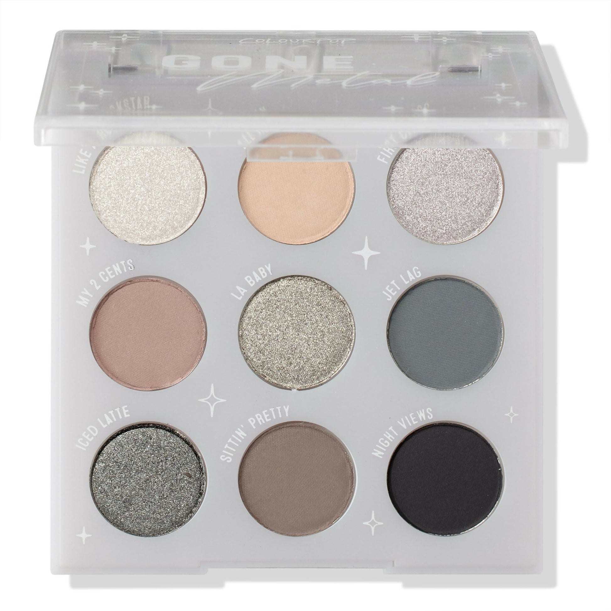 ColourPop 9pan Pressed Powder Palette - Gone Metal