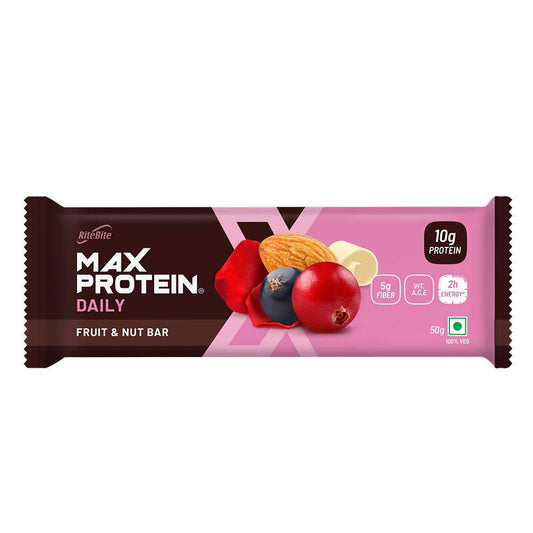 Buy RiteBite Max Protein Daily Fruit & Nut Bar from DrMediCart