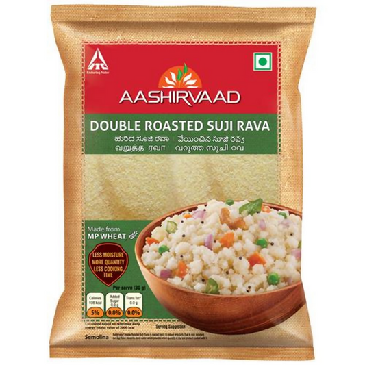 Buy Aashirvaad Double Roasted Suji Rava from DrMediCart, Ship from India to USA