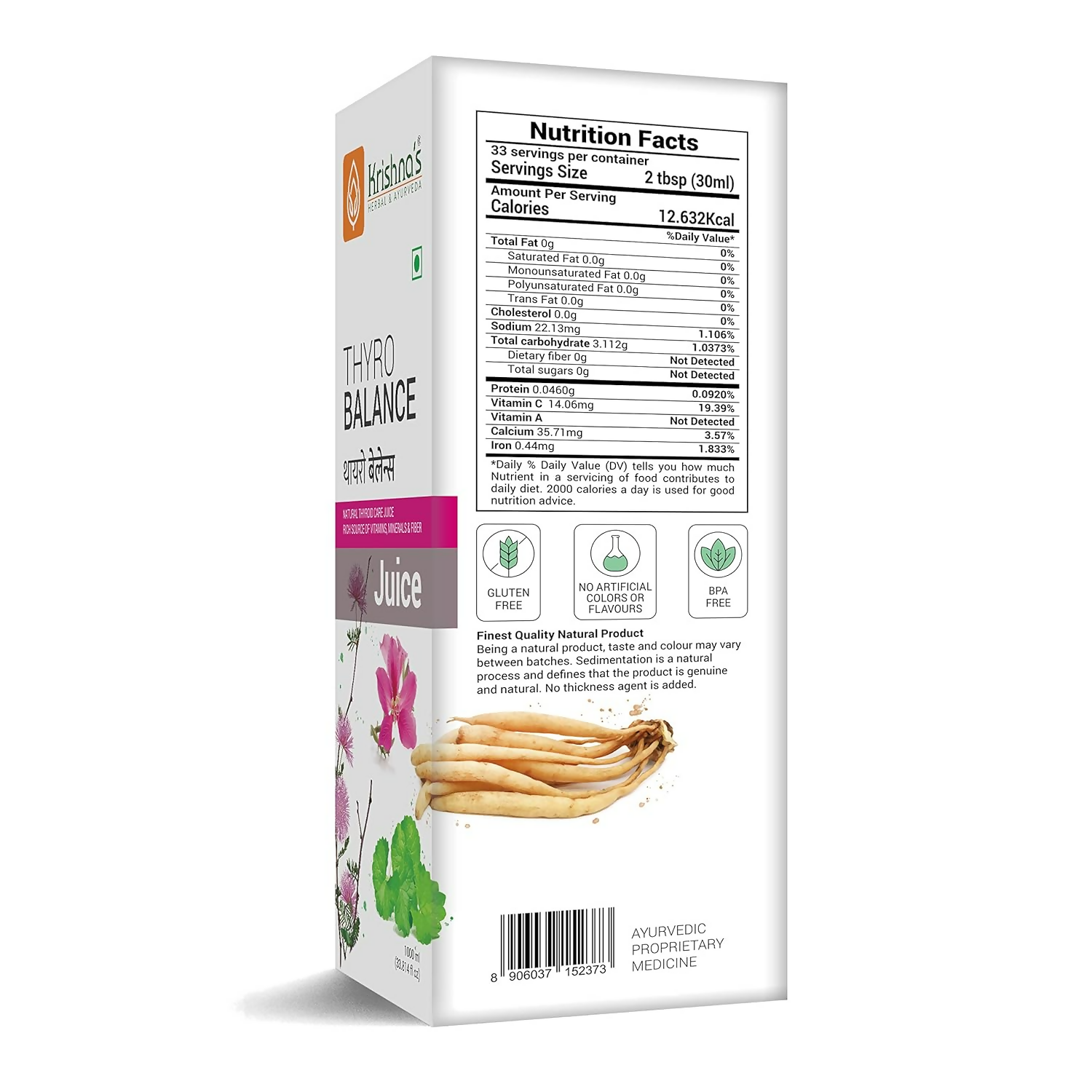 Krishna'S Herbal & Ayurveda Thyro Balance Juice