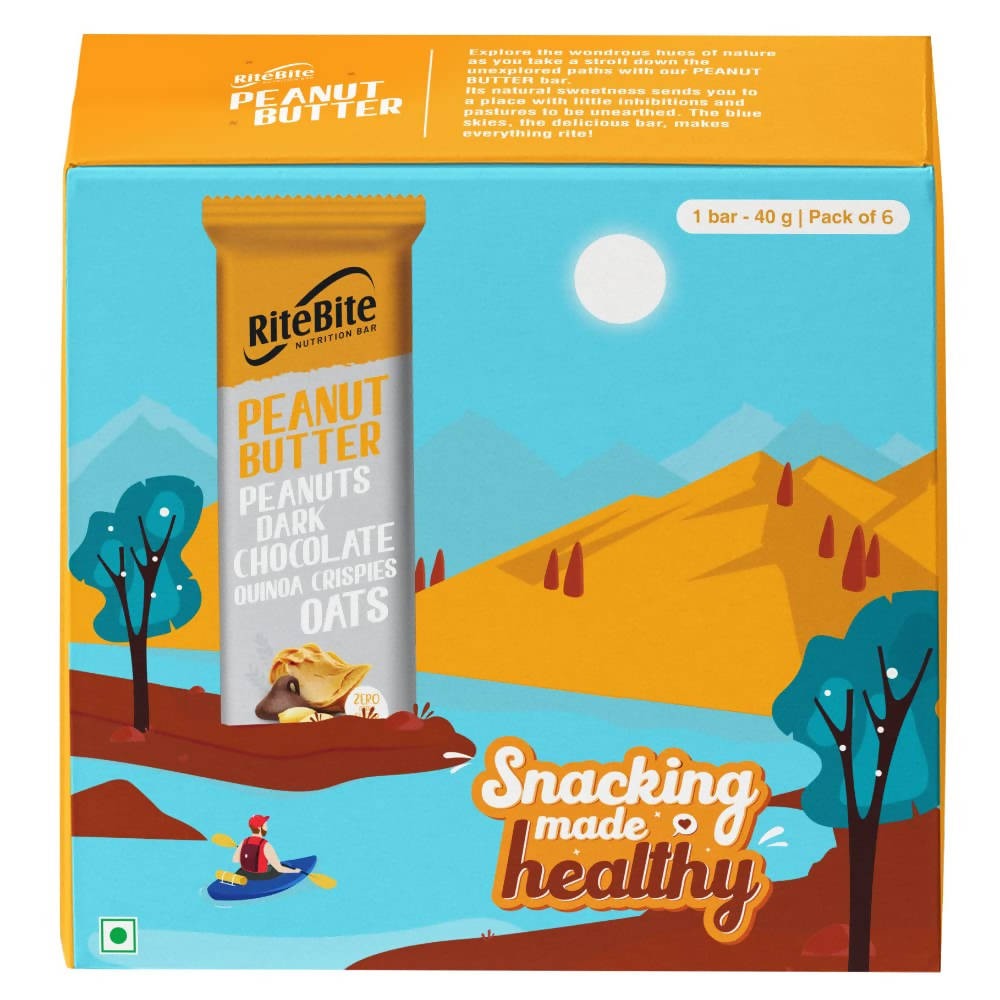 RiteBite Max Protein Peanut Butter Nutrition Bar