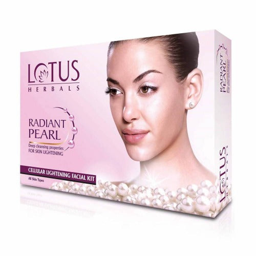 Buy Lotus Herbals Radiant Pearl Facial Kit (37g) for Lightening from DrMediCart, Ship from India to USA