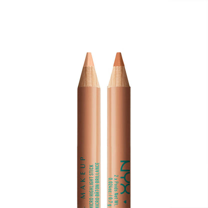 NYX Professional Makeup Wonder Pencil Micro Highlighter Duo Pencil - Medium Peach