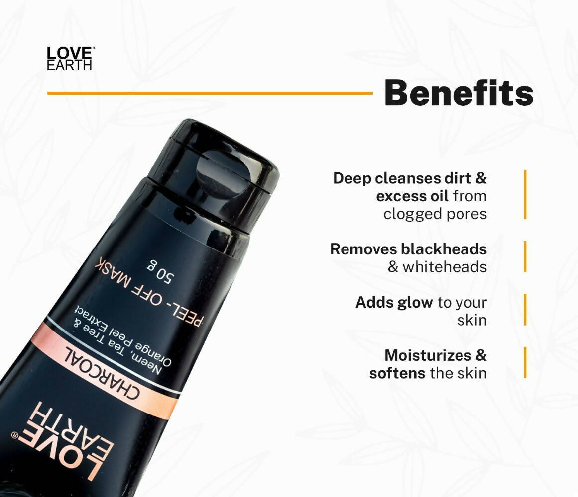 Love Earth Charcoal Peel-Off Mask