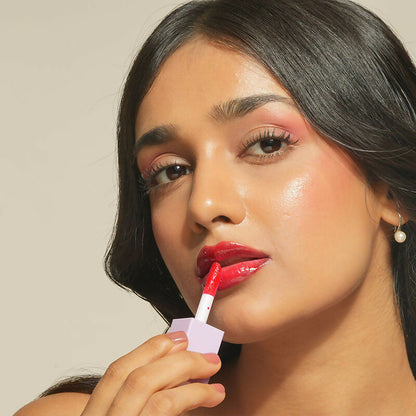 Plum Dermahues Serum Lip Gloss  - 06 Crimson Glow