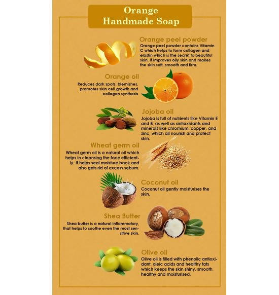 Ancient Living Orange Luxury Handmade Soap