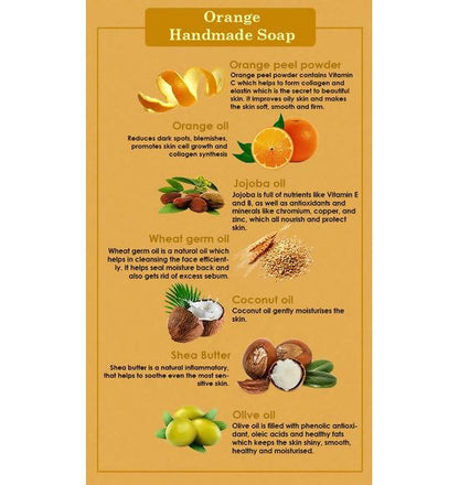 Ancient Living Orange Luxury Handmade Soap