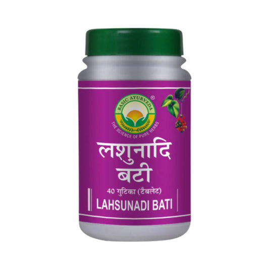 Buy Basic Ayurveda Lahsunadi Bati from DrMediCart, Ship from India to USA