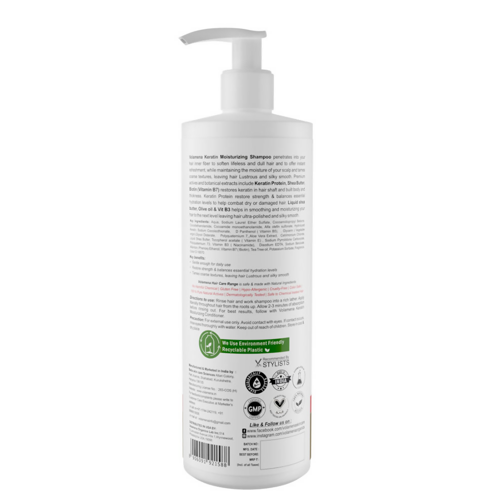 Volamena Keratin Moisturizing Shampoo