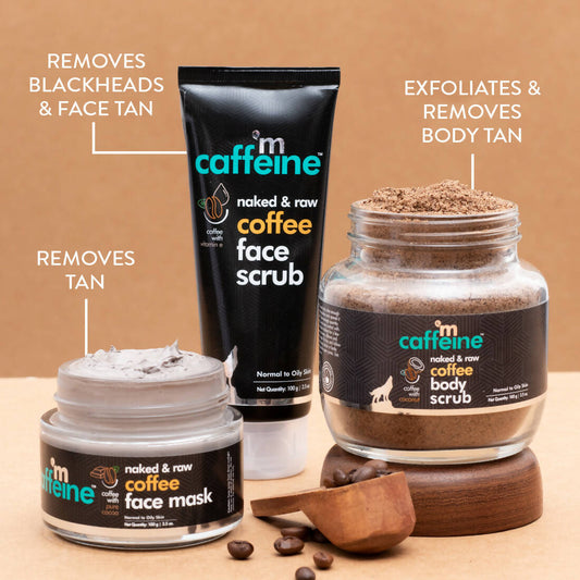 Buy mCaffeine Coffee De-Tan Kit - Remove Tan & Dead Skin from DrMediCart, Ship from India to USA