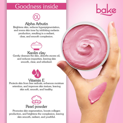 Bake Cotton Candy Anti Pigmentation Clay Mask With Alpha Arbutin