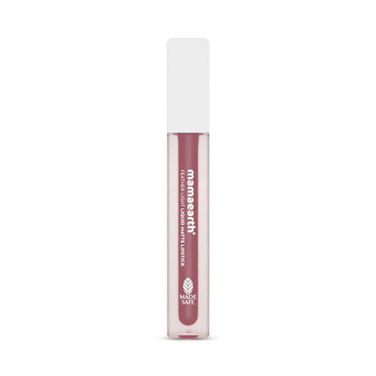 Mamaearth Feather Light Liquid Matte Lipstick - Nude Rose - Limited Time Offer