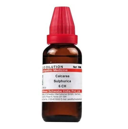 Buy Dr. Willmar Schwabe India Calcarea Sulphurica Dilution from DrMediCart, Ship from India to USA