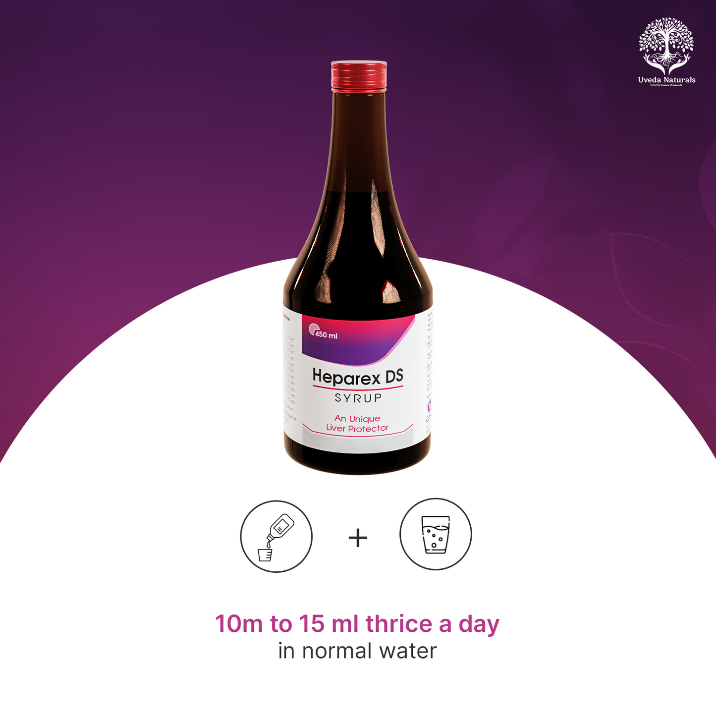 Uveda Naturals Heparex DS Syrup