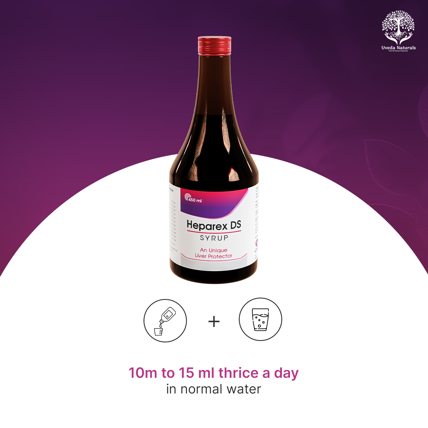 Uveda Naturals Heparex DS Syrup
