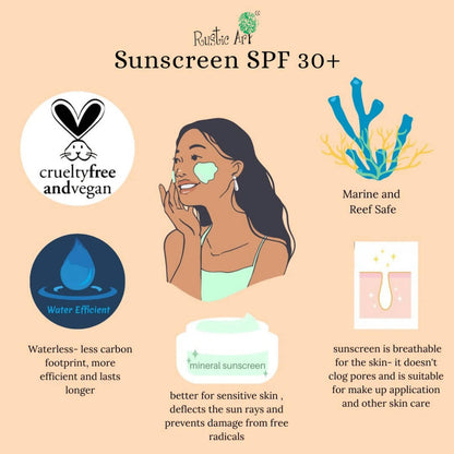 Rustic Art Sunscreen SPF 30+ Broad Spectrum