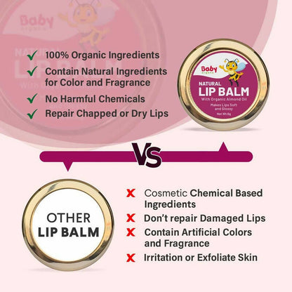 Babyorgano Natural Lip Balm - Beetroot Flavor