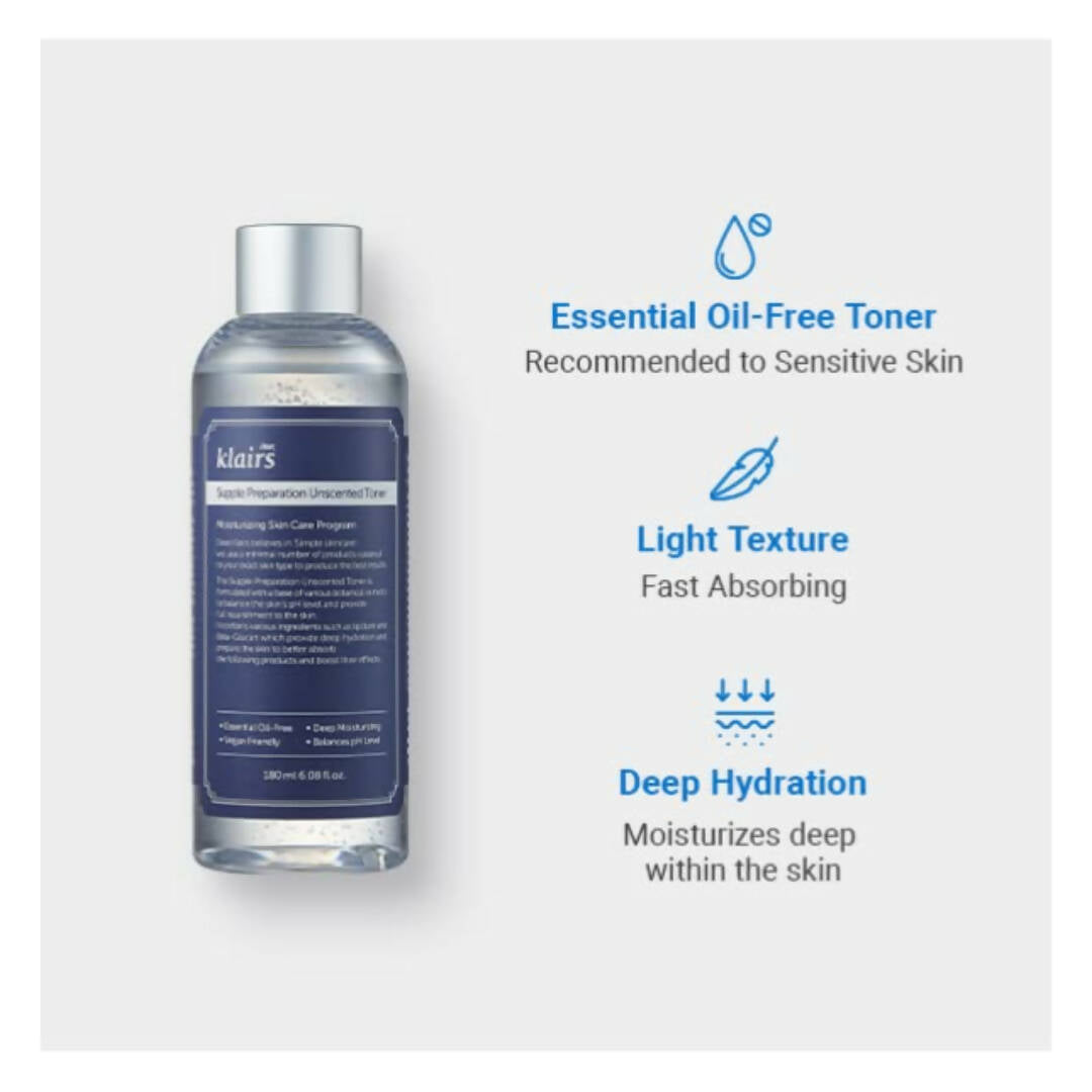 Dear Klairs Supple Preparation Unscented Toner
