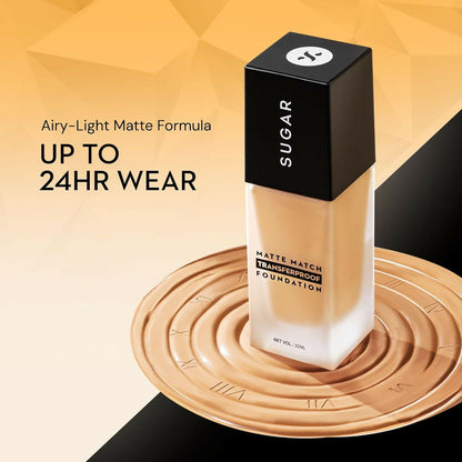 Sugar Cosmetics Matte Match Transferproof Foundation - 17 Raf