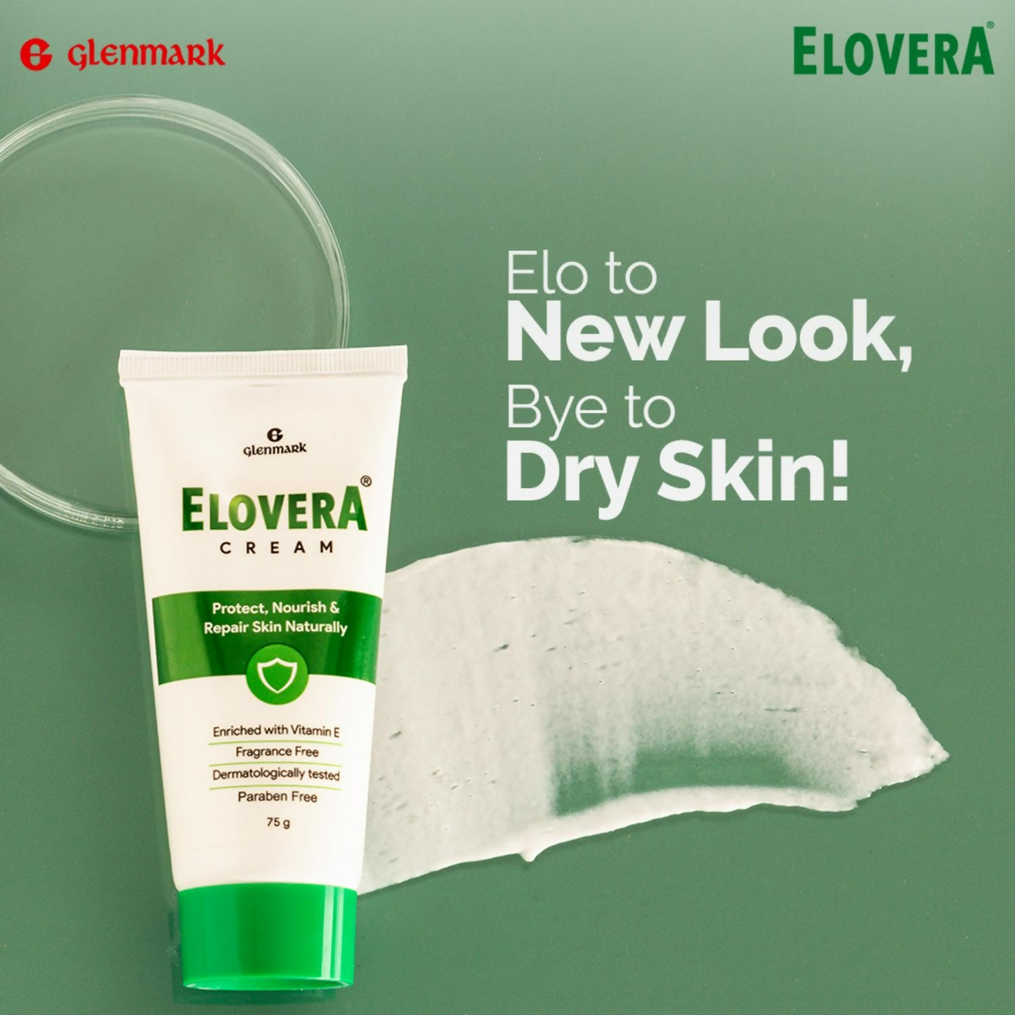 Glenmark Elovera Moisturising Cream For Dry Skin