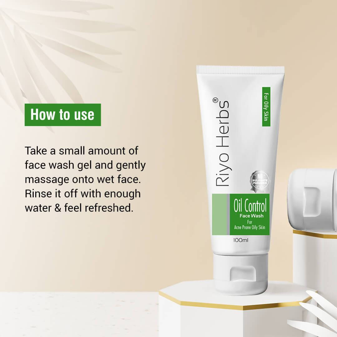 Riyo Herbs Oil Control Facewash For Acne Prone Oily Skin