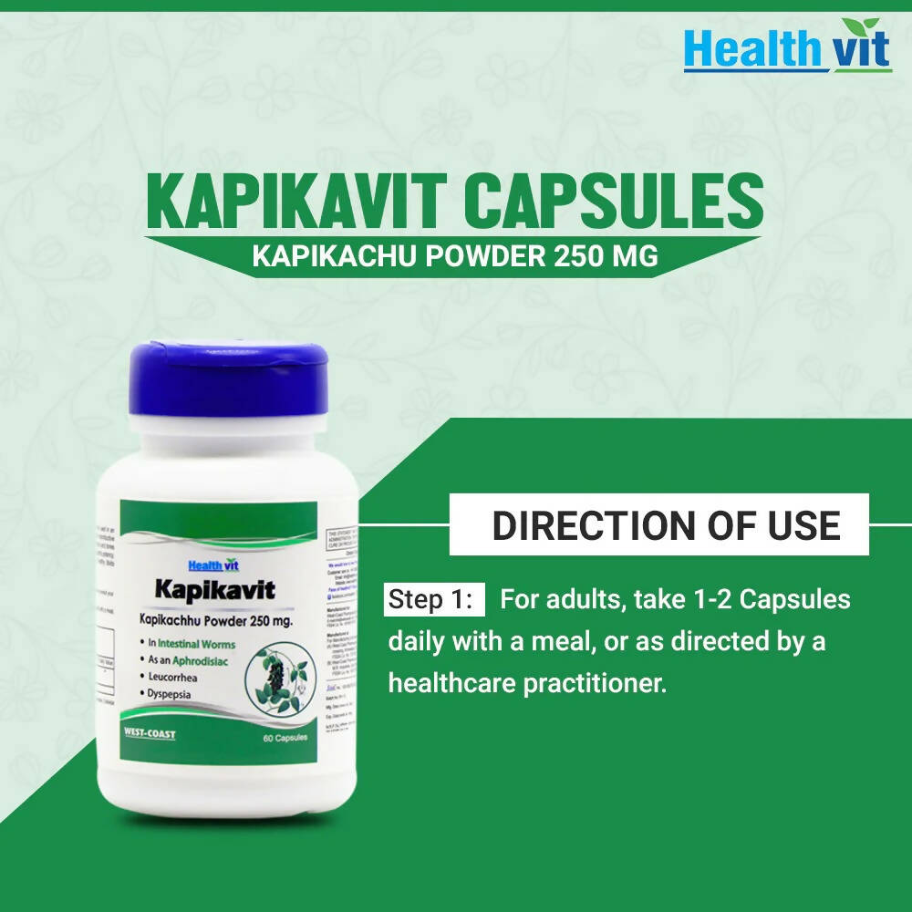 Buy Healthvit Kapikavit Capsules from DrMediCart, Ship from India to USA