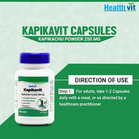 Buy Healthvit Kapikavit Capsules from DrMediCart, Ship from India to USA