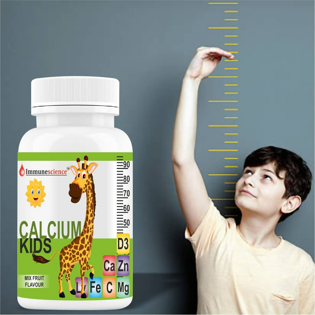 Immunescience Calcium With Vitamin D3 (Vitamin D) Tablets For Kids