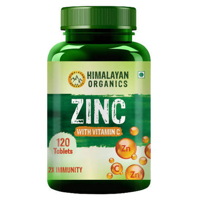 Himalayan Organics Zinc With Vitamin C Tablets