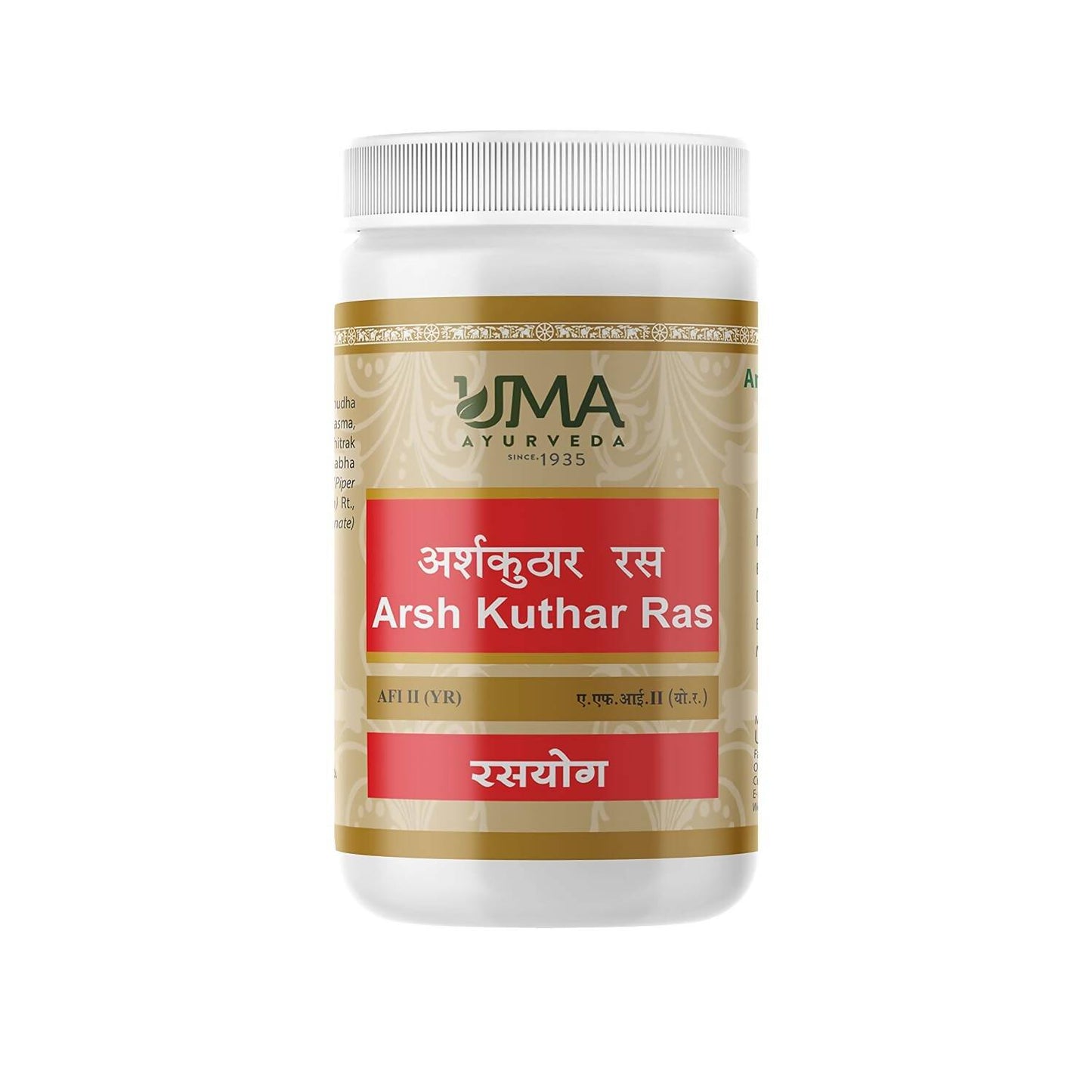 Uma Ayurveda Arsh Kuthar Ras Tablets - Drmedicart