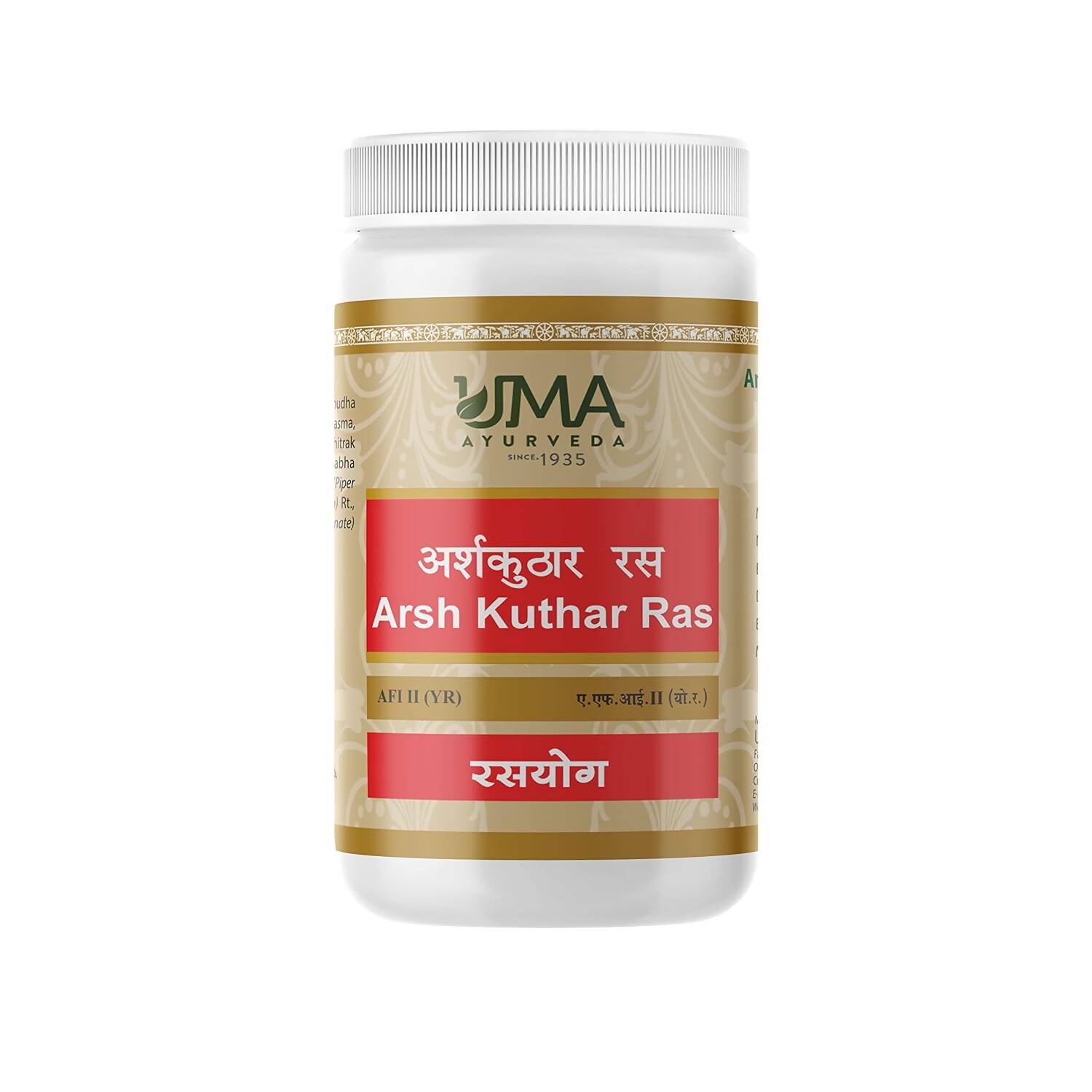 Uma Ayurveda Arsh Kuthar Ras Tablets - Drmedicart