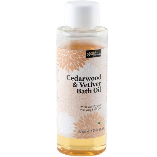Bipha Ayurveda Cedarwood & Vetiver Bath Oil - DrMediCart