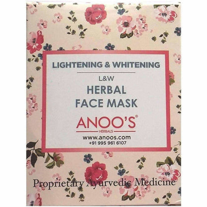 Buy Anoos Herbal Lightening and Whitening Face Mask from DrMediCart, Ship from India to USA