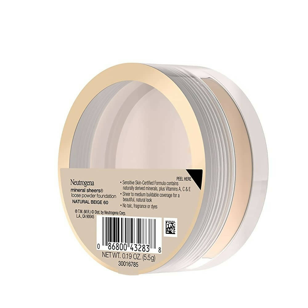 Neutrogena Mineral Sheers Loose Powder Foundation, Natural Beige 60 - DrMediCart