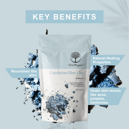 Wild Organic Cambrian Blue Healing Clay Powder