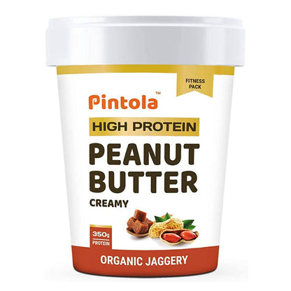 Pintola High Protein Creamy Peanut Butter with Organic Jaggery
